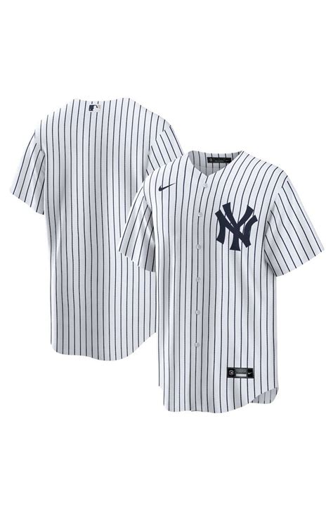 Nike Men's Nike White New York Yankees Home Blank Replica Jersey 